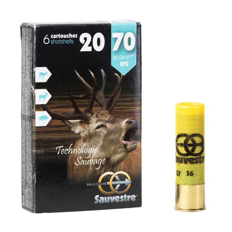Balle flèche Sauvestre calibre 20/70 X 6 Balle Flèche Sauvestre Calibre 20/70 X 6 -Magasin Woolpower balle fleche sauvestre calibre 2070 x 6
