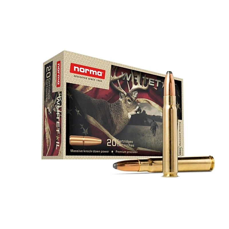 BALLE whitetail 8x57JRS NORMA 196 GRAINS / 12,7gRAMMES BALLE Whitetail 8x57JRS NORMA 196 GRAINS / 12,7gRAMMES -Magasin Woolpower balle whitetail 8x57jrs norma 196 grains 127grammes