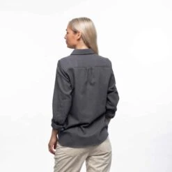 Bergans Of Norway Tovdal - Chemise De Marche Pour Femmes - Gris Foncé -Magasin Woolpower bergans of norway tovdal chemise de marche pour femmes gris fonce 3