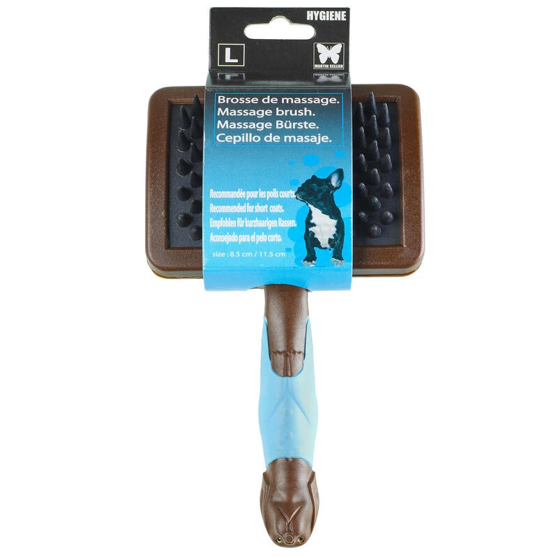 BROSSE DE MASSAGE POUR CHIEN No Brand BROSSE DE MASSAGE POUR CHIEN -Magasin Woolpower brosse de massage pour chien