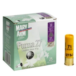 CARTOUCHE PUMA 27g CALIBRE 20/70 PLOMB N°7,5 X25