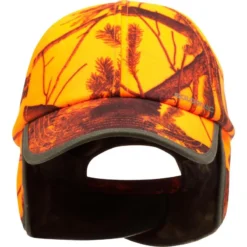 CASQUETTE CHASSE A RABAT CAMOUFLAGE ORANGE -Magasin Woolpower casquette chasse a rabat camouflage orange 8