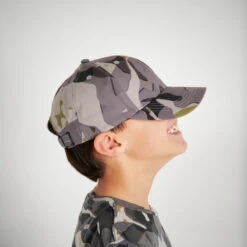 CASQUETTE SG100 JR CAMO WOODLAND GRIS -Magasin Woolpower casquette sg100 jr camo woodland gris 2