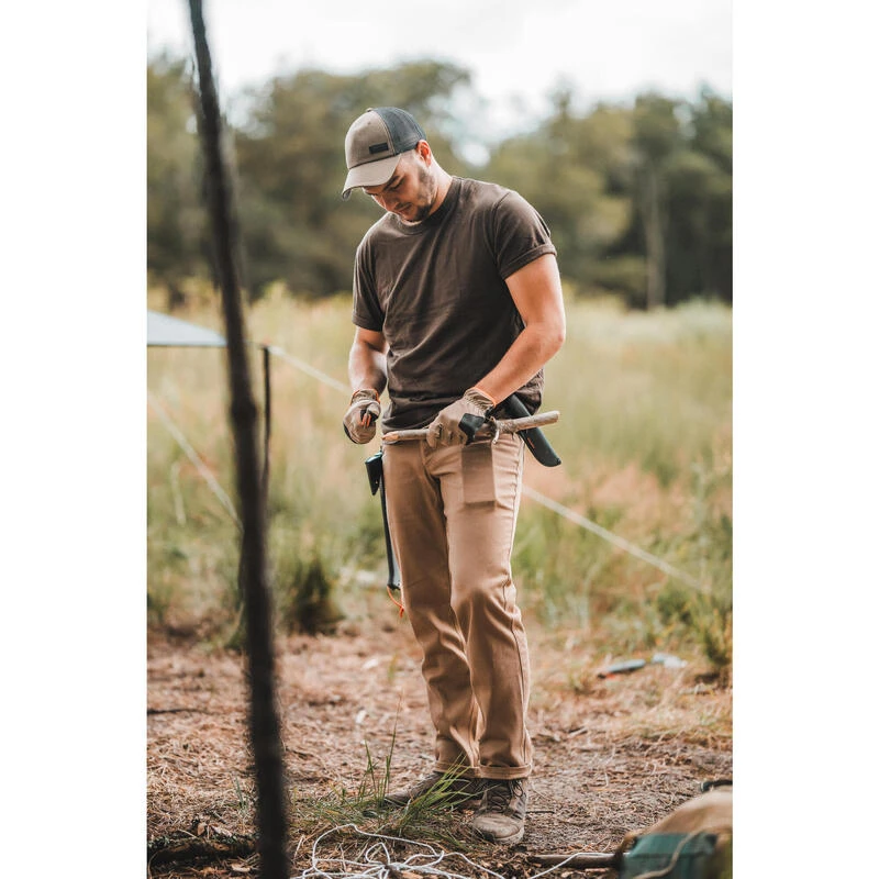 CASQUETTE TRUCKER BEIGE PATCH SOLOGNAC RESISTANT GEAR CASQUETTE TRUCKER BEIGE PATCH SOLOGNAC RESISTANT GEAR -Magasin Woolpower casquette trucker beige patch solognac resistant gear 1