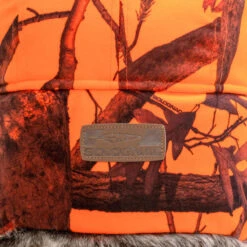 CHAPKA CHASSE CAMOUFLAGE ORANGE -Magasin Woolpower chapka chasse camouflage orange 7