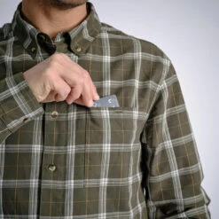 CHEMISE 100 A CARREAUX VERTE -Magasin Woolpower chemise 100 a carreaux verte 3