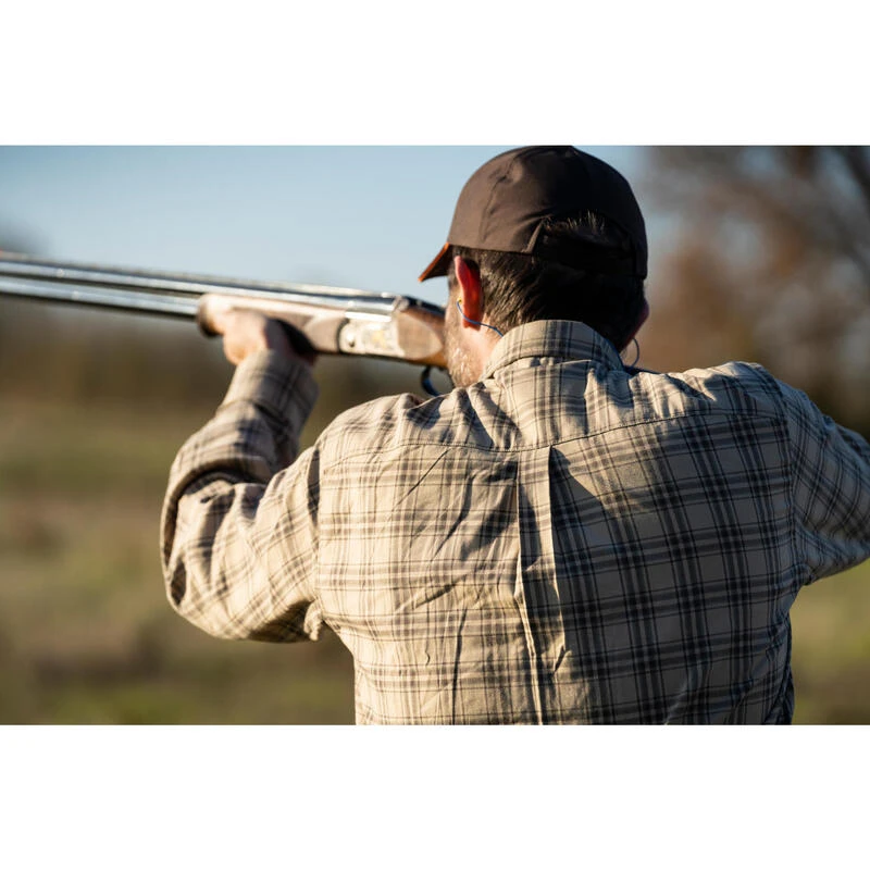 Chemise chasse coton manches longues respirant homme - 100 à carreaux beige. Chemise Chasse Coton Manches Longues Respirant Homme - 100 à Carreaux Beige. -Magasin Woolpower chemise chasse coton manches longues respirant homme 100 a carreaux beige 2