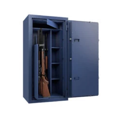 COFFRE FORT ANTI FEU POUR 13 ARMES SERRURE À CLÉ A2P
