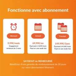 Collier Traceur GPS Pour Chien Weenect V2 -Magasin Woolpower collier traceur gps pour chien weenect v2 4