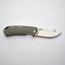 Couteau Chasse Pliant 8 Cm Gut Hook Vert Axis 80 -Magasin Woolpower couteau chasse pliant 8 cm gut hook vert axis 80 3