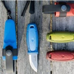 Morakniv Couteau De Survie Couteau De Cou Eldris Acier Sandvik - Bleu -Magasin Woolpower couteau de survie couteau de cou eldris acier sandvik bleu 4