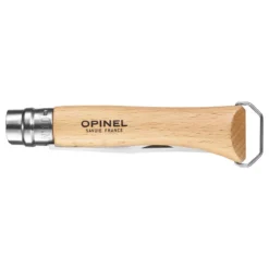 Couteau Pliant 10 Cm Inox Opinel N°10 Tire Bouchon Décapsuleur -Magasin Woolpower couteau pliant 10 cm inox opinel n10 tire bouchon decapsuleur 2
