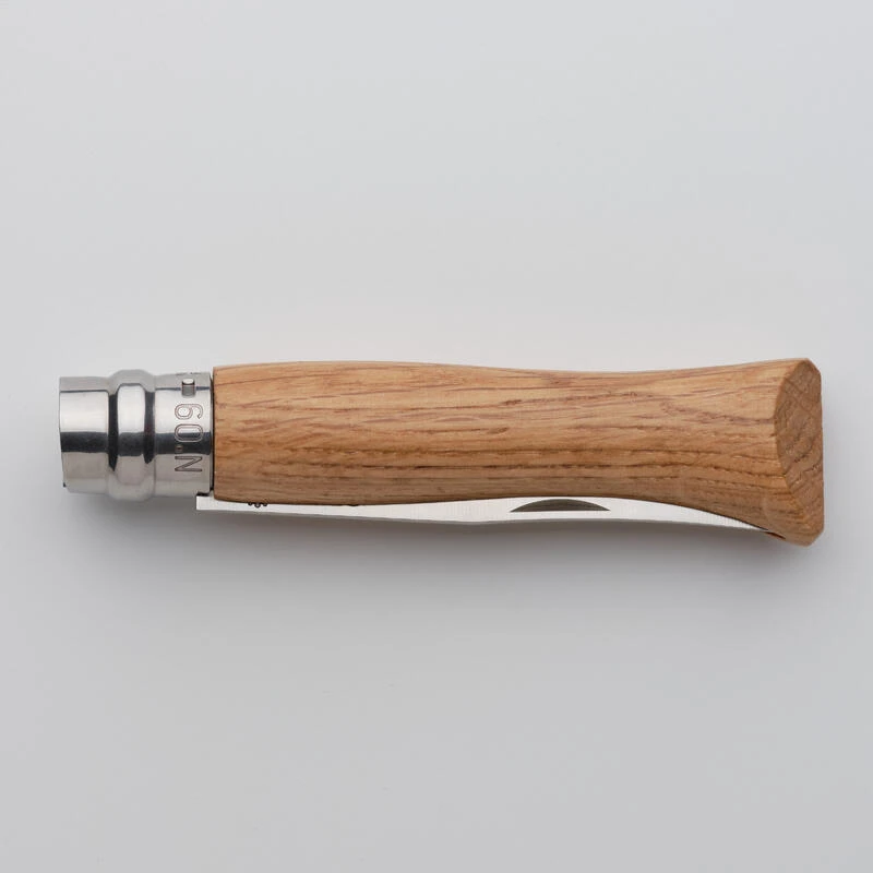 Couteau pliant 9 cm Inox Opinel n°9 Chêne Couteau Pliant 9 Cm Inox Opinel N°9 Chêne -Magasin Woolpower couteau pliant 9 cm inox opinel n9 chene 3