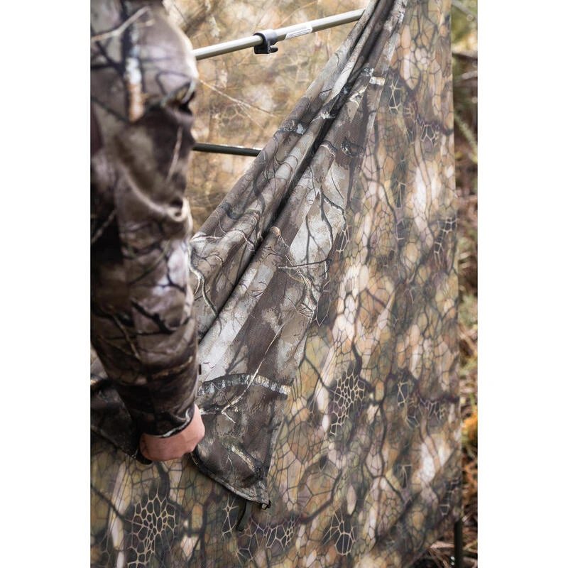 FILET CHASSE CAMOUFLAGE RÉVERSIBLE (FURTIV ET TREEMETIC)1,4Mx2,2M FILET CHASSE CAMOUFLAGE RÉVERSIBLE (FURTIV ET TREEMETIC)1,4Mx2,2M -Magasin Woolpower filet chasse camouflage reversible furtiv et treemetic14mx22m 4