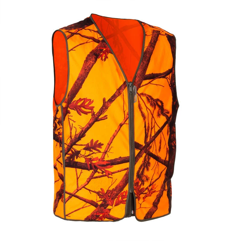 GILET CHASSE COMPACT SILENCIEUX CAMOUFLAGE FLUO GILET CHASSE COMPACT SILENCIEUX CAMOUFLAGE FLUO -Magasin Woolpower gilet chasse compact silencieux camouflage fluo