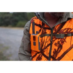 Gilet Chasse Réversible Camouflage/camouflage Fluo 100 -Magasin Woolpower gilet chasse reversible camouflagecamouflage fluo 100 2