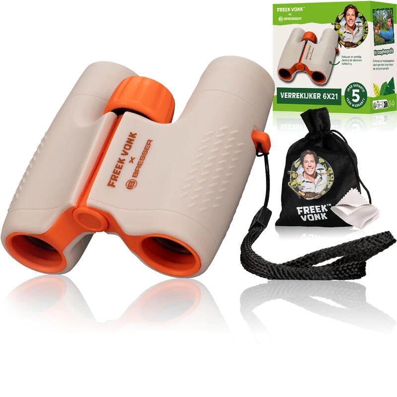Jumelles pour enfants 6x21 FREEK VONK x BRESSER Très légères ! !! Jumelles Pour Enfants 6x21 FREEK VONK X BRESSER Très Légères ! !! -Magasin Woolpower jumelles pour enfants 6x21 freek vonk x bresser tres legeres