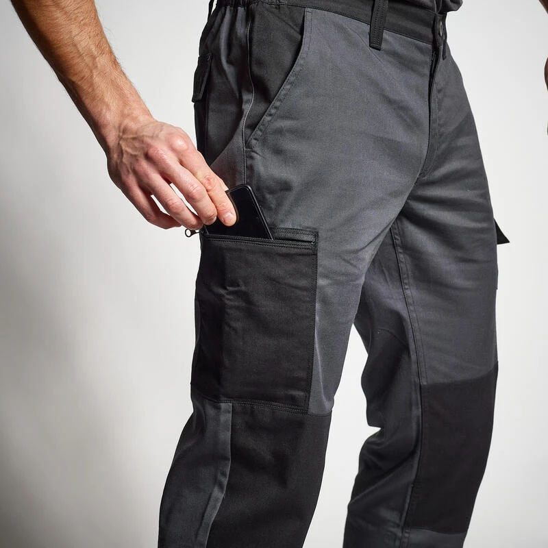 PANTALON CARGO RESISTANT STEPPE 300 BICOLORE GRIS ET NOIR PANTALON CARGO RESISTANT STEPPE 300 BICOLORE GRIS ET NOIR -Magasin Woolpower pantalon cargo resistant steppe 300 bicolore gris et noir 5