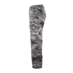 PANTALON CARGO RESISTANT STEPPE 300 CAMOUFLAGE WOODLAND NOIR -Magasin Woolpower pantalon cargo resistant steppe 300 camouflage woodland noir 2