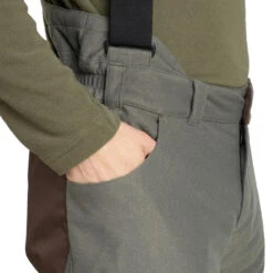 PANTALON CHASSE A BRETELLES CHAUD -20°C VERT 100 -Magasin Woolpower pantalon chasse a bretelles chaud 20c vert 100 7