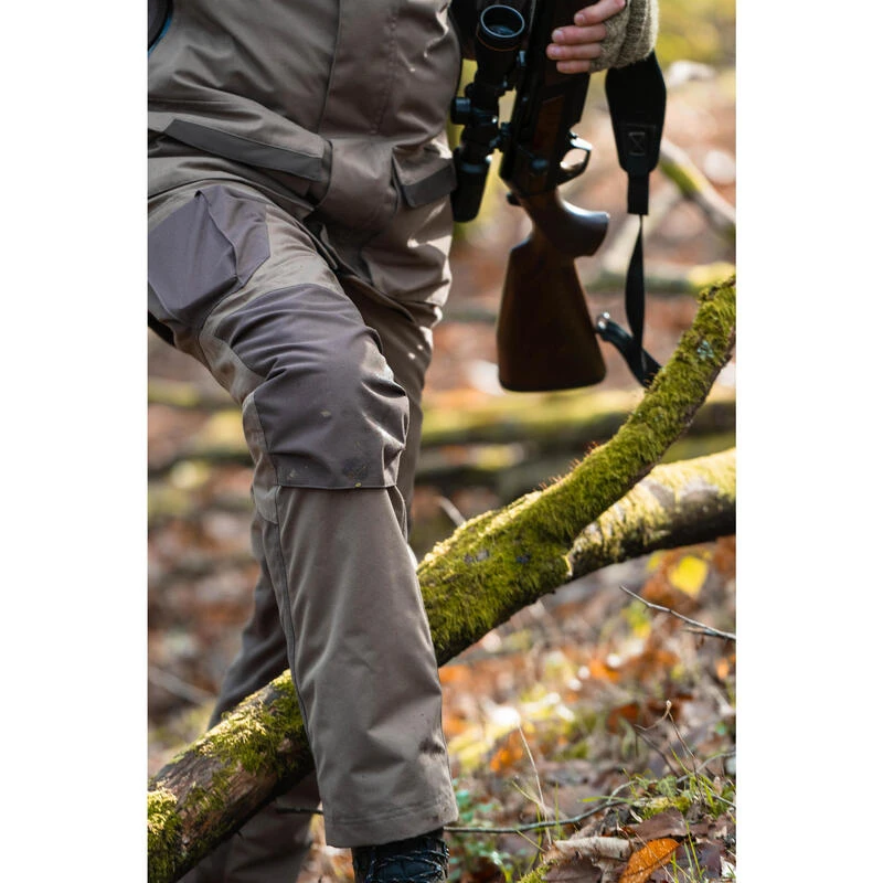 PANTALON CHASSE IMPERMEABLE CHAUD SILENCIEUX MARRON 520 PANTALON CHASSE IMPERMEABLE CHAUD SILENCIEUX MARRON 520 -Magasin Woolpower pantalon chasse impermeable chaud silencieux marron 520 4