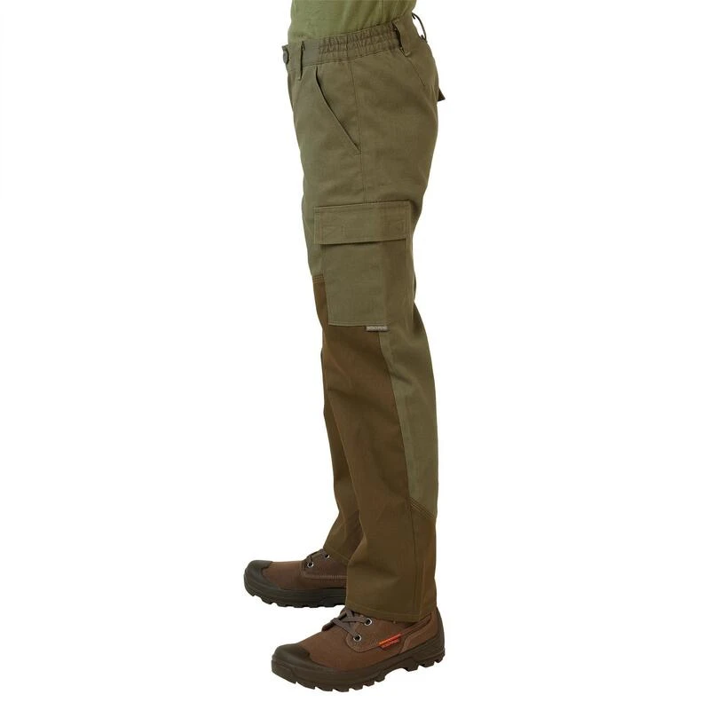 PANTALON RENFORT JUNIOR - 100 VERT ET MARRON PANTALON RENFORT JUNIOR - 100 VERT ET MARRON -Magasin Woolpower pantalon renfort junior 100 vert et marron 4