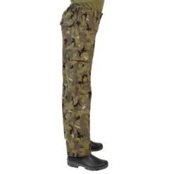 Pantalon Résistant Junior -100 Camouflage Island Vert -Magasin Woolpower pantalon resistant junior 100 camouflage island vert 4