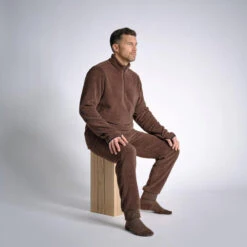 PANTALON SOUS VÊTEMENT POLAIRE 500 MARRON -Magasin Woolpower pantalon sous vetement polaire 500 marron 5