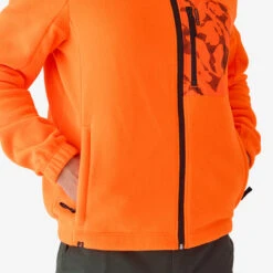 POLAIRE CHASSE 500 ORANGE FLUO -Magasin Woolpower polaire chasse 500 orange fluo 2