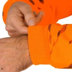 Pull Chasse Renfort Orange Fluo 500 -Magasin Woolpower pull chasse renfort orange fluo 500 8
