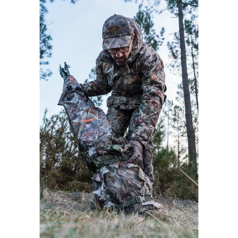 SAC CHASSE POUR TRANSPORT DES PIQUETS D'AFFÛT (x4) CAMOUFLAGE SAC CHASSE POUR TRANSPORT DES PIQUETS D'AFFÛT (x4) CAMOUFLAGE -Magasin Woolpower sac chasse pour transport des piquets daffut x4 camouflage 2