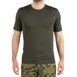 Magasin Woolpower -Magasin Woolpower t shirt chasse manches courtes leger et respirant homme 500 vert 1