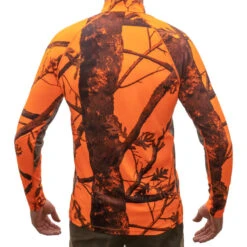 T-SHIRT CHASSE RESPIRANT MANCHES LONGUES CAMOUFLAGE FLUO 500 -Magasin Woolpower t shirt chasse respirant manches longues camouflage fluo 500 3