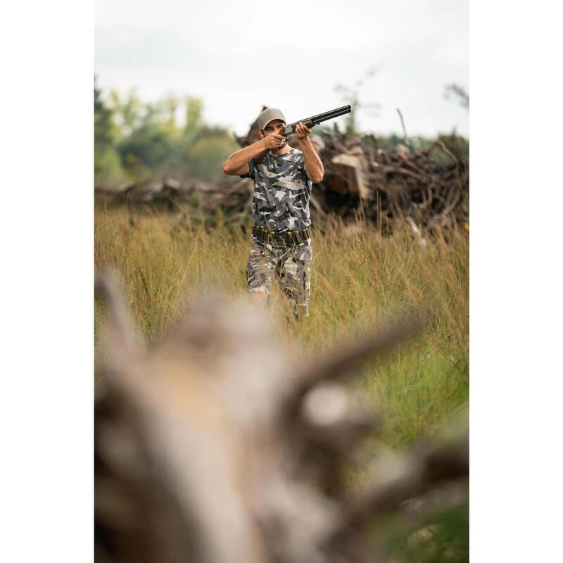 T-shirt manches courtes chasse 100 camouflage WL V1 gris T-shirt Manches Courtes Chasse 100 Camouflage WL V1 Gris -Magasin Woolpower t shirt manches courtes chasse 100 camouflage wl v1 gris 2