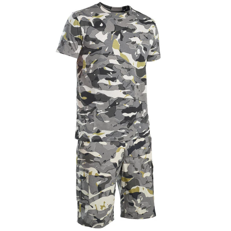 T-shirt manches courtes chasse 100 camouflage WL V1 gris T-shirt Manches Courtes Chasse 100 Camouflage WL V1 Gris -Magasin Woolpower t shirt manches courtes chasse 100 camouflage wl v1 gris 7