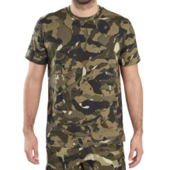 Magasin Woolpower -Magasin Woolpower t shirt manches courtes chasse 100 camouflage wl v1 vert 1
