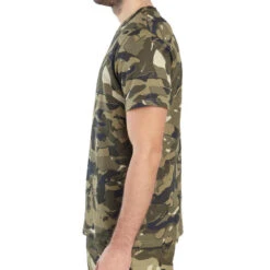 T-shirt Manches Courtes Chasse 100 Camouflage WL V1 Vert -Magasin Woolpower t shirt manches courtes chasse 100 camouflage wl v1 vert 3