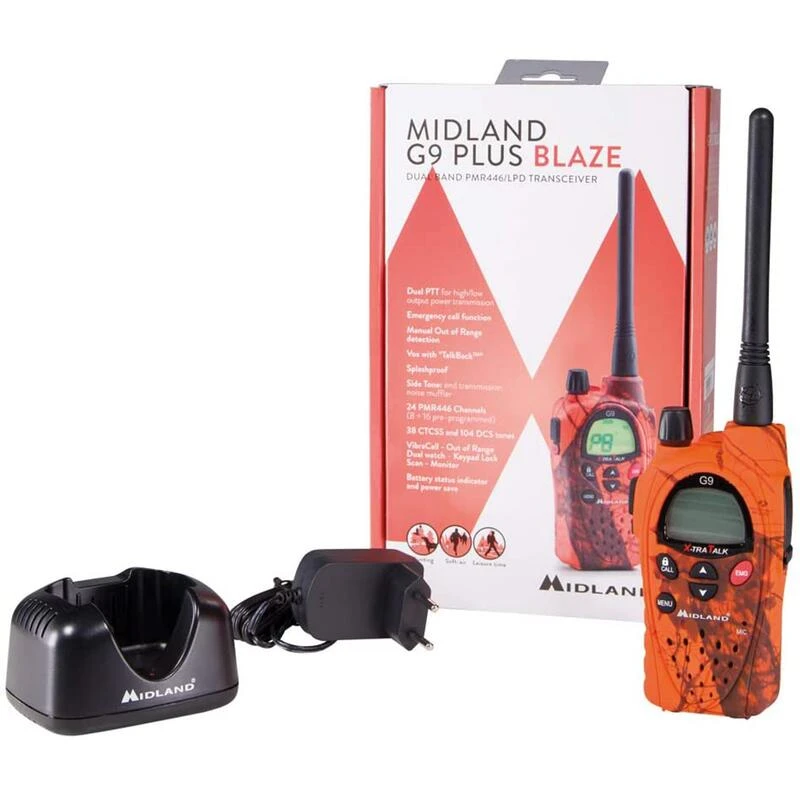 TALKIE WALKIE MIDLAND G9 BLAZE PRO + OREILLETTES TALKIE WALKIE MIDLAND G9 BLAZE PRO + OREILLETTES -Magasin Woolpower talkie walkie midland g9 blaze pro oreillettes 6