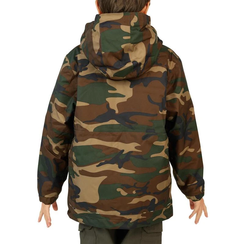 Veste chasse chaude 100 junior camouflage vert Veste Chasse Chaude 100 Junior Camouflage Vert -Magasin Woolpower veste chasse chaude 100 junior camouflage vert 2