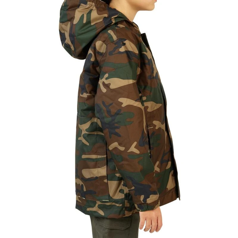 Veste chasse chaude 100 junior camouflage vert Veste Chasse Chaude 100 Junior Camouflage Vert -Magasin Woolpower veste chasse chaude 100 junior camouflage vert 4