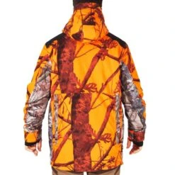VESTE CHASSE IMPERMÉABLE CHAUDE SILENCIEUSE CAMO FLUO POSTE 500 -Magasin Woolpower veste chasse impermeable chaude silencieuse camo fluo poste 500 2