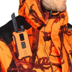 VESTE CHASSE IMPERMÉABLE CHAUDE SILENCIEUSE CAMO FLUO POSTE 500 -Magasin Woolpower veste chasse impermeable chaude silencieuse camo fluo poste 500 5