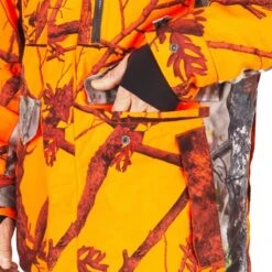 VESTE CHASSE IMPERMÉABLE CHAUDE SILENCIEUSE CAMO FLUO POSTE 500 -Magasin Woolpower veste chasse impermeable chaude silencieuse camo fluo poste 500 9