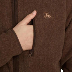 VESTE CHASSE POLAIRE VERNEY CARRON MARRON -Magasin Woolpower veste chasse polaire verney carron marron 7