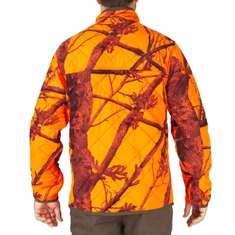 VESTE CHASSE REVERSIBLE SILENCIEUSE CAMOUFLAGE/CAMOUFLAGE FLUO VESTE CHASSE REVERSIBLE SILENCIEUSE CAMOUFLAGE/CAMOUFLAGE FLUO -Magasin Woolpower veste chasse reversible silencieuse camouflagecamouflage fluo 1