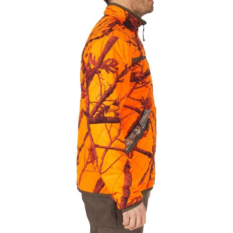 VESTE CHASSE REVERSIBLE SILENCIEUSE CAMOUFLAGE/CAMOUFLAGE FLUO VESTE CHASSE REVERSIBLE SILENCIEUSE CAMOUFLAGE/CAMOUFLAGE FLUO -Magasin Woolpower veste chasse reversible silencieuse camouflagecamouflage fluo 3