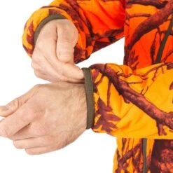 VESTE CHASSE REVERSIBLE SILENCIEUSE CAMOUFLAGE/CAMOUFLAGE FLUO 4 VESTE CHASSE REVERSIBLE SILENCIEUSE CAMOUFLAGE/CAMOUFLAGE FLUO -Magasin Woolpower veste chasse reversible silencieuse camouflagecamouflage fluo 4