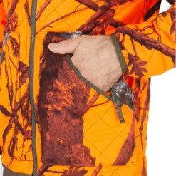 VESTE CHASSE REVERSIBLE SILENCIEUSE CAMOUFLAGE/CAMOUFLAGE FLUO 5 VESTE CHASSE REVERSIBLE SILENCIEUSE CAMOUFLAGE/CAMOUFLAGE FLUO -Magasin Woolpower veste chasse reversible silencieuse camouflagecamouflage fluo 5