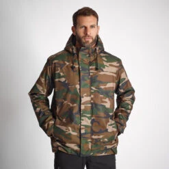 VESTE IMPERMEABLE CHAUDE 100 CAMO WOODLAND -Magasin Woolpower veste impermeable chaude 100 camo woodland 2