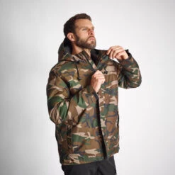 VESTE IMPERMEABLE CHAUDE 100 CAMO WOODLAND -Magasin Woolpower veste impermeable chaude 100 camo woodland 7